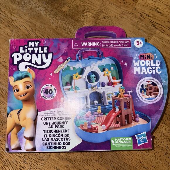 Hasbro My Little Pony Mini World Magic "Critter Corner" Compact Creation Toy NEW - Picture 2 of 6